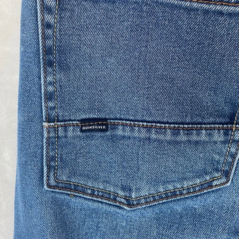 Quiksilver Mens Regular Classic Loose Fit‎ Blue Denim Jeans Size 32